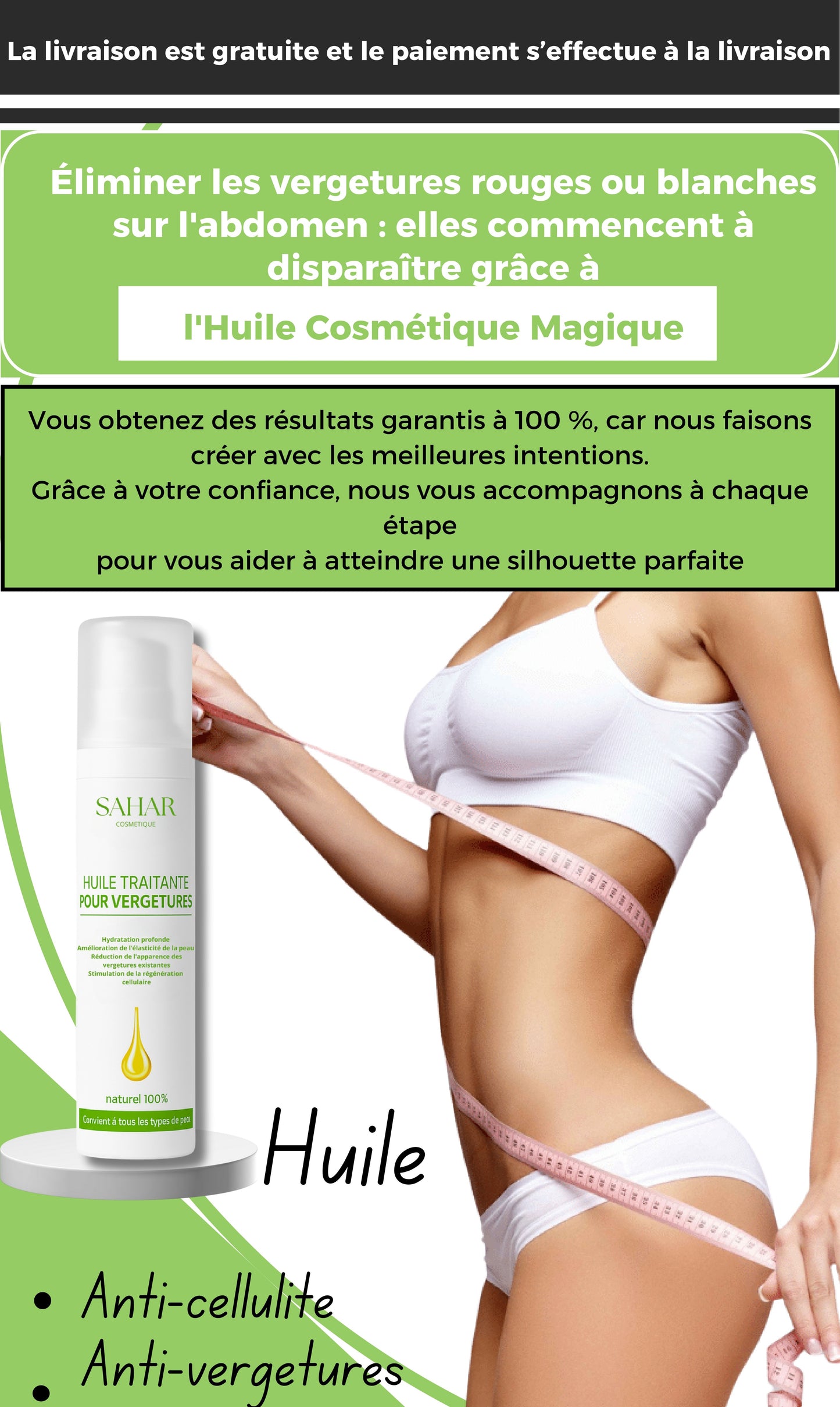 huile anti vergerture